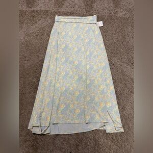 LuLaRoe Floral Maxi Skirt in Soft Pastels C-29